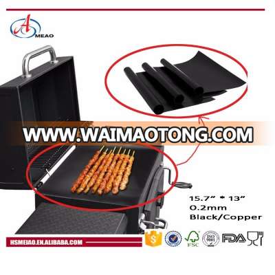 Factory Whosesale Reusable PTFE Non-stick BBQ Grill Mat