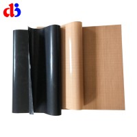 High temperature resistant high density black and brown PTFE coated fiberglass fabric cloth