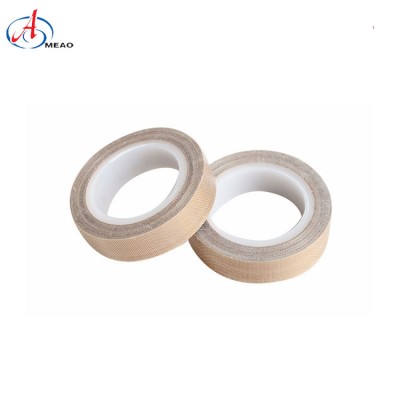 PTFE Coated Fiberglass Fabric / tape With Silicone Adhesive, Brown