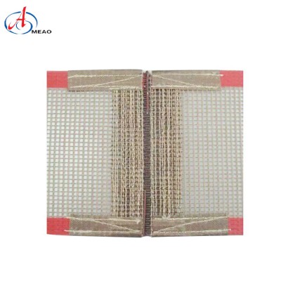 (PTFE) Coated Kevlar Open Mesh Conveyor Belt 10*10mm