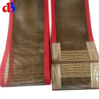 Dongjian Custom Ptfe hot-salling coated fiberglass dryer mesh machine conveyor belt